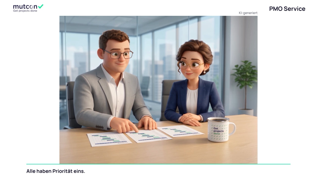Szene aus dem mutcon-Servicefilm PMO Services